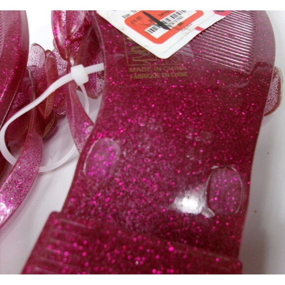Jeffrey Campbell Floralee Jelly Slide Sandals Pink Women's Size 10 EU 40 New - Picture 6 of 6